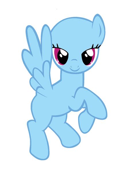 Mlp Pegasus Base by StarburstDaPony on DeviantArt