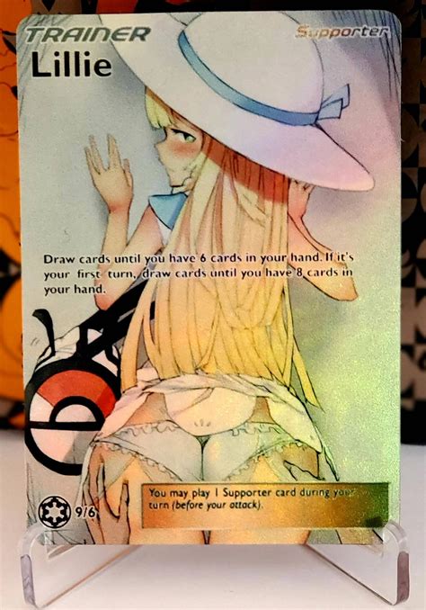 Custom Fan Made Orica Pokemon Card LILLIE Full Art | Etsy