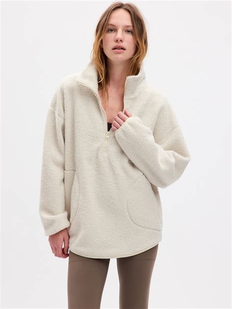 GapFit Sherpa Half-Zip Pullover | Gap