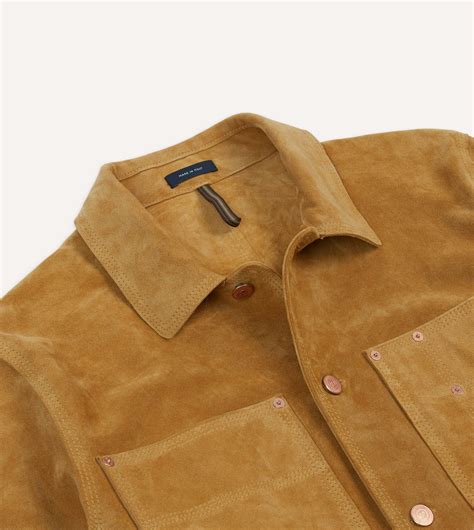 Sand Suede Welder Jacket – Drakes