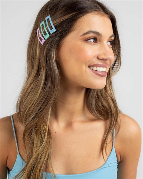 Shop Karyn In LA Snap Hair Clip Pack In Multi - Fast Shipping & Easy ...