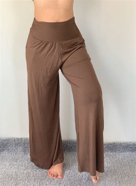 High Waist Wide Leg Yoga Pants at Faye Garcia blog