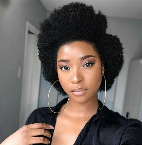 Black Natural Hairstyles Medium Length