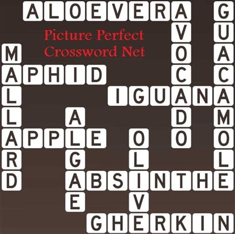 Shades of Green - Picture Perfect Crossword