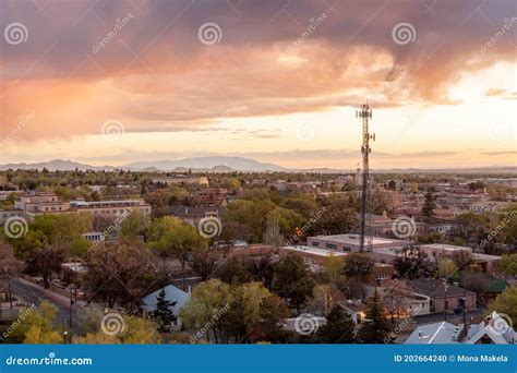 Downtown Santa Fe, New Mexico Stock Photo - Image of mexico, urban ...