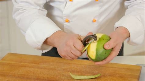 Peeling Cutting Mango Stock Footage SBV-314479496 - Storyblocks