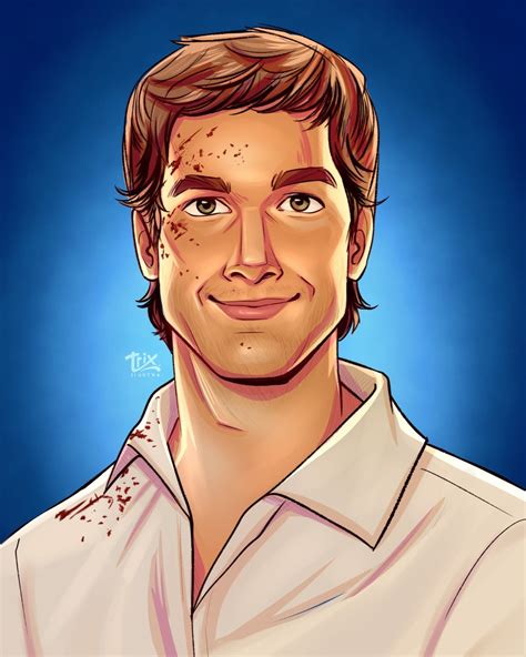 Teresa Gomes | Ilustradora | Hello, Dexter Morgan 👋 estudando uma forma ...