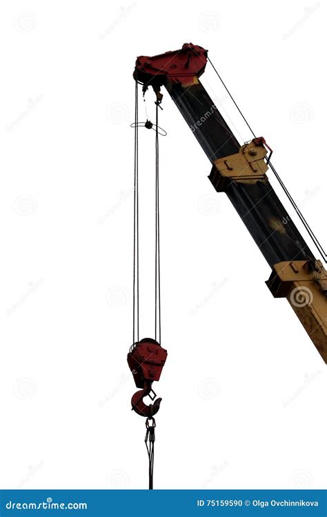Catena Di Sollevamento A 1 Filo Classe 8 - Lunghezza 1 M, Portata 2000 Kg, Con Gancio A Forcella, Colore Rosso