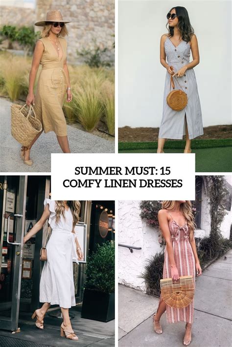 Summer Must: 15 Comfy Linen Dresses - Styleoholic