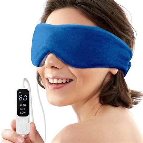Amazon.com: Ezona Heated Eye Mask, Warm Eye Compress Mask for Dry Eyes ...