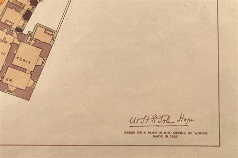Sir W. H. St John Hope - Historic Windsor Castle Ground Floor Plan at ...