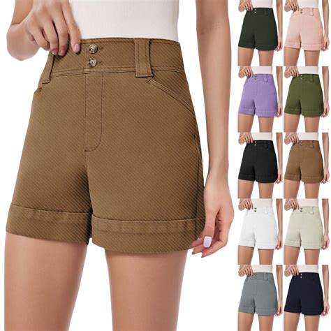 Pxkloy Women's Casual Shorts 2025 Summer Slim Fit Going Out Short Teen ...