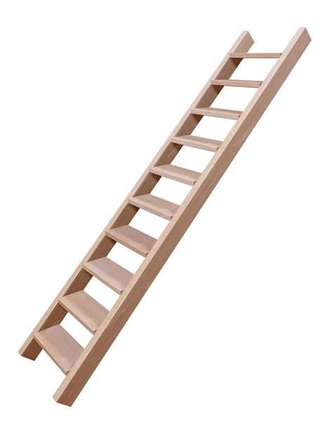 Premium Photo | Wooden ladder isolated