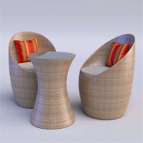 Outdoor Chairs Free 3D Models obj - .obj download - Free3D