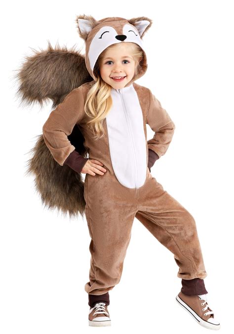 Scampering Squirrel Toddler Costume | Toddler Animal Costumes