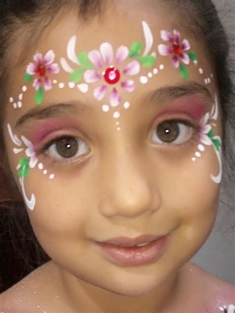 Easy Face Painting Flowers
