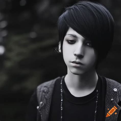 Image of a famous emo boy on Craiyon