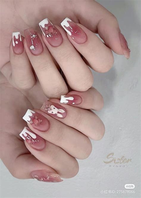 Pin by Hạ Lạc Vũ Yên on [ ʟ ɪ ғ ᴇ ] | Spring nails, Stylish nails art, Pretty nails