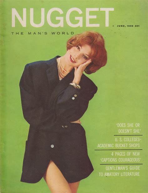 Nugget June 1959, Nugget June 1959 Adult Magazine Back Issue Publ
