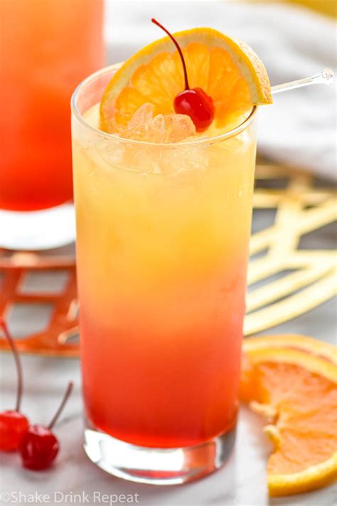 Tequila Sunrise - Shake Drink Repeat