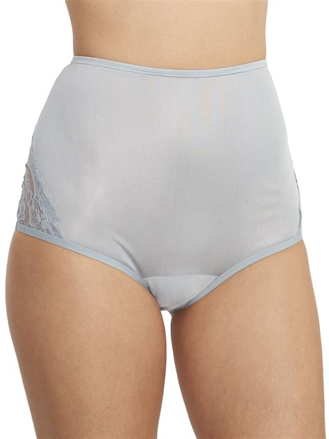 Women's Vanity Fair 13001 Lace Nouveau Brief Panty (Seaside Mist 6 ...