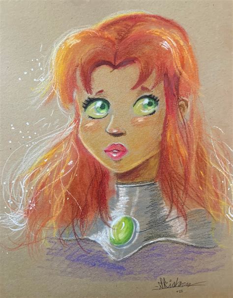 Old Starfire art I still like : teentitans
