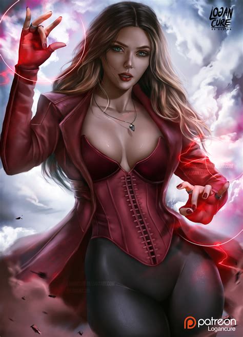 ArtStation - Scarlet Witch (Elizabeth Olsen)
