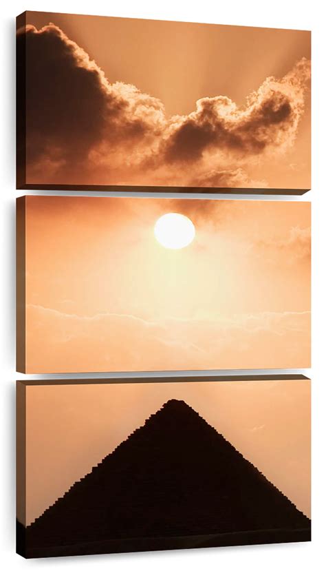 Latitude Run® Pyramid Of Giza Silhouette | Wayfair