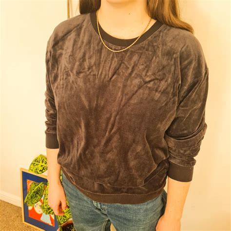 American apparel velour / velvet sweatshirt, lovely... - Depop