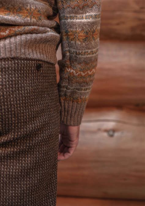 Stonybreck Lambswool Fair Isle Sweater - Burnt Oranges – Thomas ...