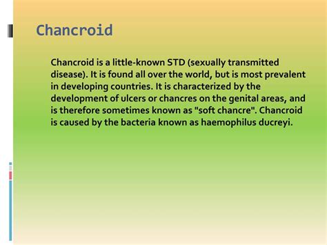 PPT - Chancroid PowerPoint Presentation, free download - ID:7940148