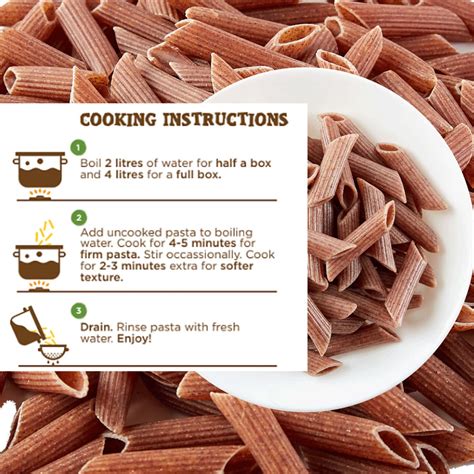 Buy LONG & SHORT PLANT PROTEIN PENNE PASTA - RED KIDNEY BEAN PASTA NO ...