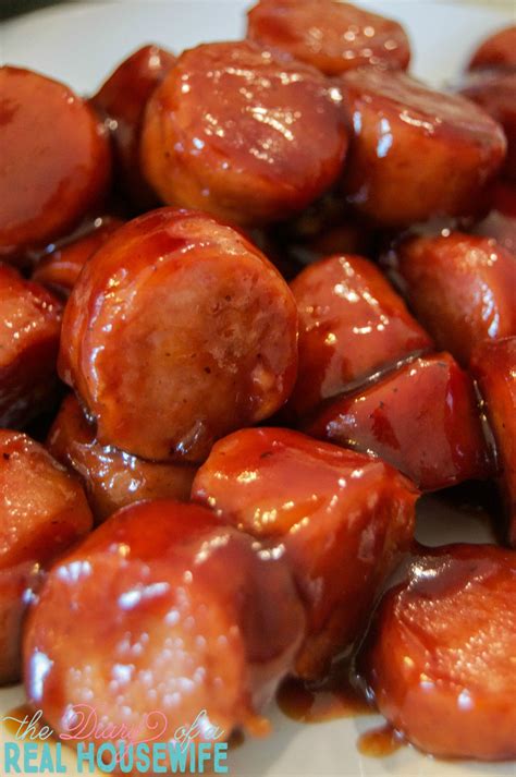 Easy Slow Cooker Sweet Kielbasa. The perfect game day food | Bbq ...