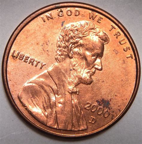 2000 D Close "AM" Lincoln Memorial Cent Penny (D) | eBay