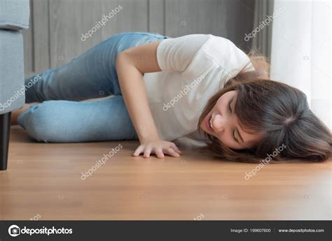 Woman Falling Down