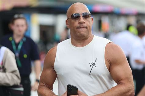 Tom Cruise with Vin Diesel and Ludacris at Formula One Grand Prix