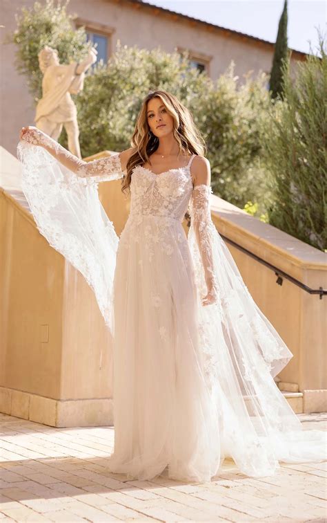 Versatility Unveiled: Enchanting Wedding Dresses with Detachable Sleeves | True Society Bridal Shops