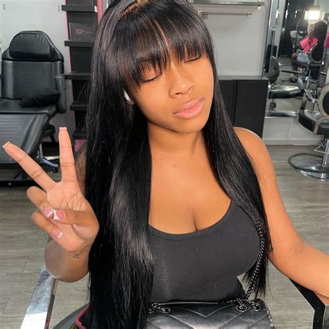 35 Straight Hairstyle Ideas For Black Women - Hood MWR