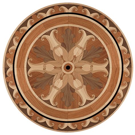 Solid wood floor medallion - Mantegna - BERTI PAVIMENTI LEGNO