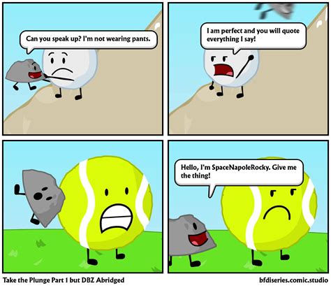 Take the Plunge Part 1 but DBZ Abridged - Comic Studio