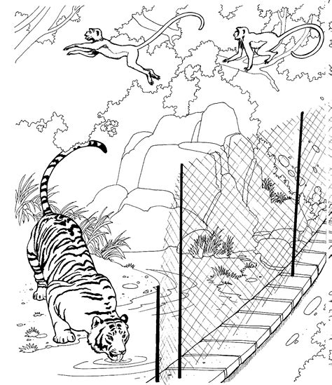 Free Printable Zoo Coloring Pages For Kids
