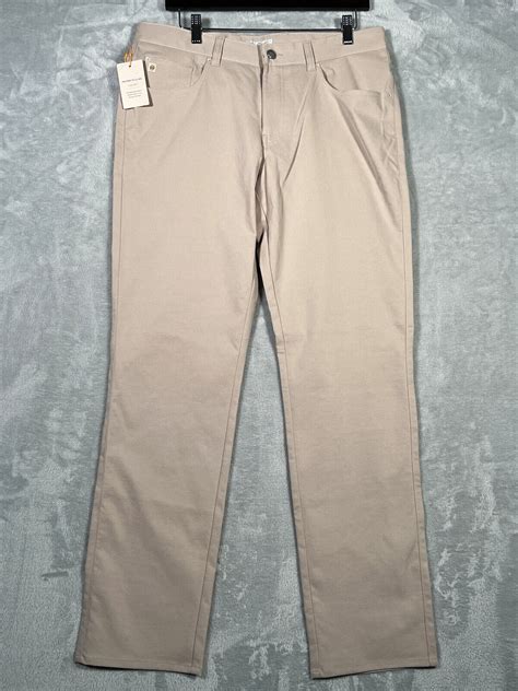 Peter Millar Pants Mens 33x32 Khaki Crown Sport | Ubuy India