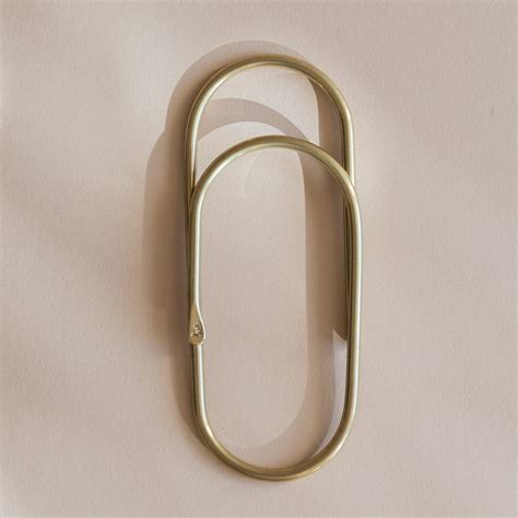 Paper Clip in Brass