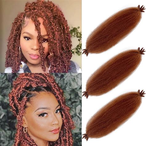 Amazon.com : 350 Marley Twist Braiding Hair 16 Inch Ginger Curly ...