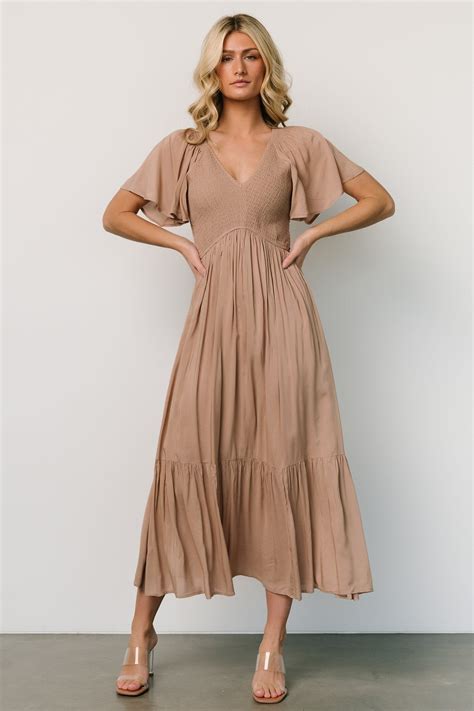 Scarlett Smocked Dress | Mocha – Baltic Born