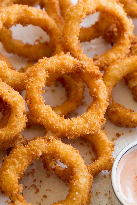 French Fried Onion Rings Crispy Onion Strings