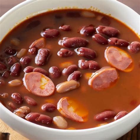 Red Bean And Sausage Soup Meld With Rich And Delicious Ingredients ...