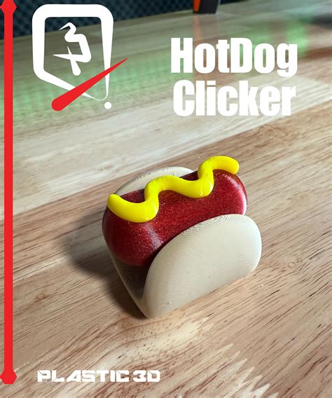 3D Printer Files | 3MF File | Hot Dog Clicker | Creality Cloud
