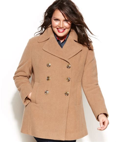 Pink Pea Coat Plus Size at Bridget Pardo blog