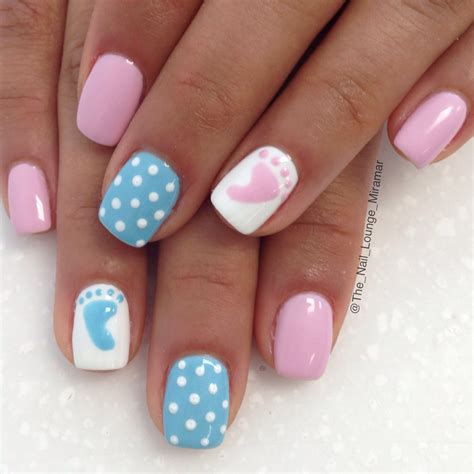 Baby Blue Nails For Baby Shower at Ryan Brooks blog